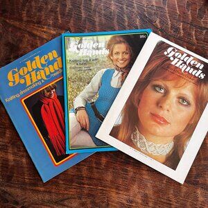 Golden Hands Vintage Craft Magazines Set Of 3